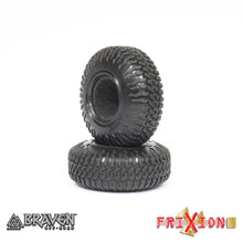 Load image into Gallery viewer, FXBDX1AK - 1&quot; BRAVEN BLOODAXE R/C SCALE TIRE + FOAM // ALIEN KOMPOUND - 2 PCS